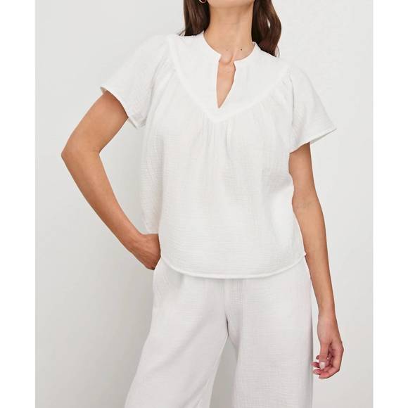 NEW RAILS sayer shirt in white - Picture 1 of 4